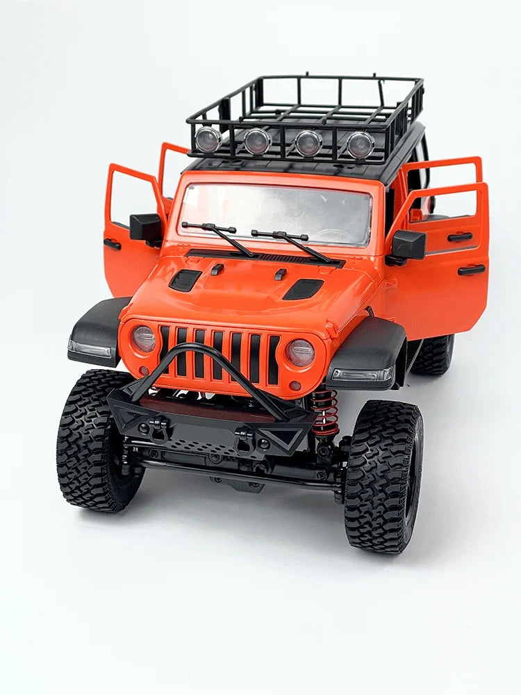 MN128 1/12 RC coche 4WD Jeep modelo 2,4G Control remoto luz LED 4X4 todoterreno 4WD escalada RC
