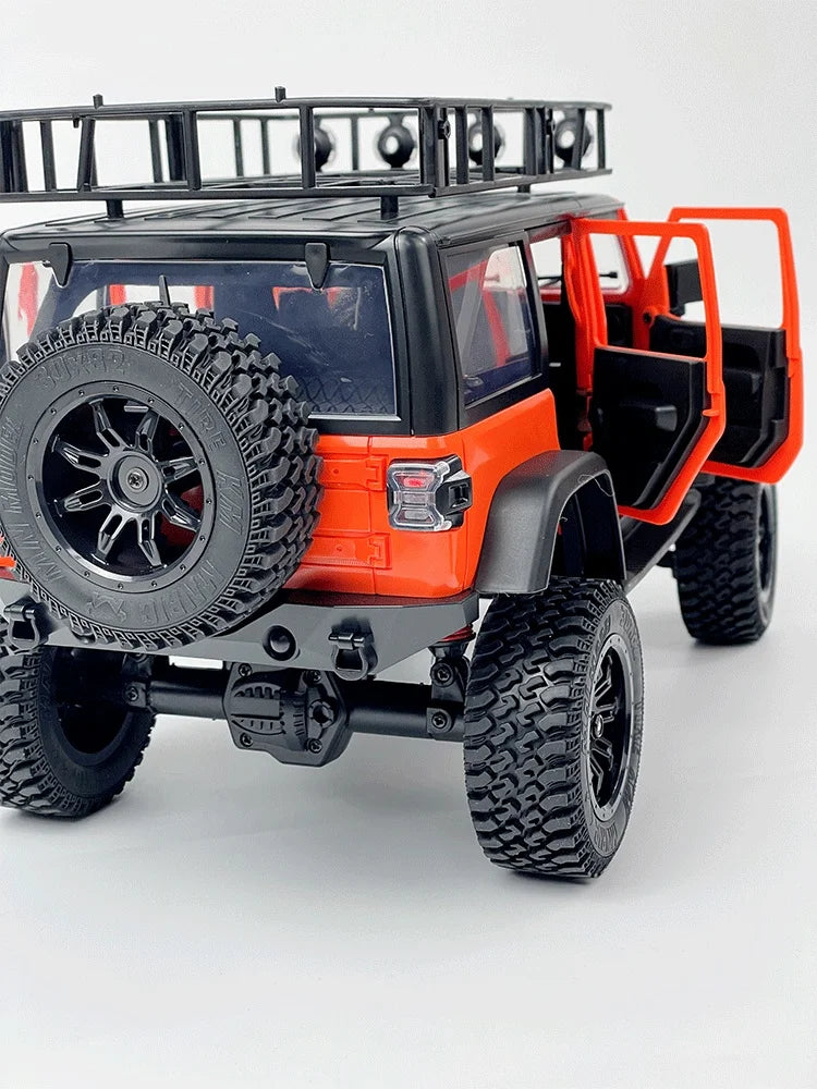 MN128 1/12 RC coche 4WD Jeep modelo 2,4G Control remoto luz LED 4X4 todoterreno 4WD escalada RC