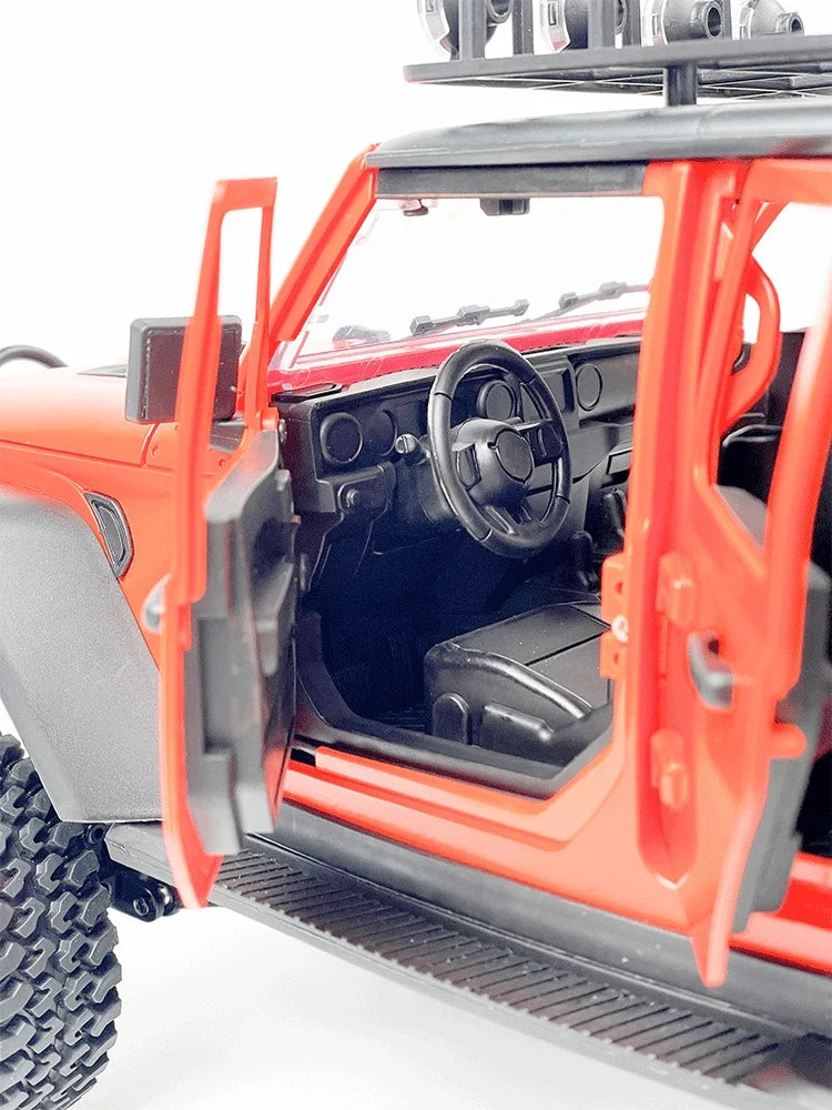 MN128 1/12 RC coche 4WD Jeep modelo 2,4G Control remoto luz LED 4X4 todoterreno 4WD escalada RC