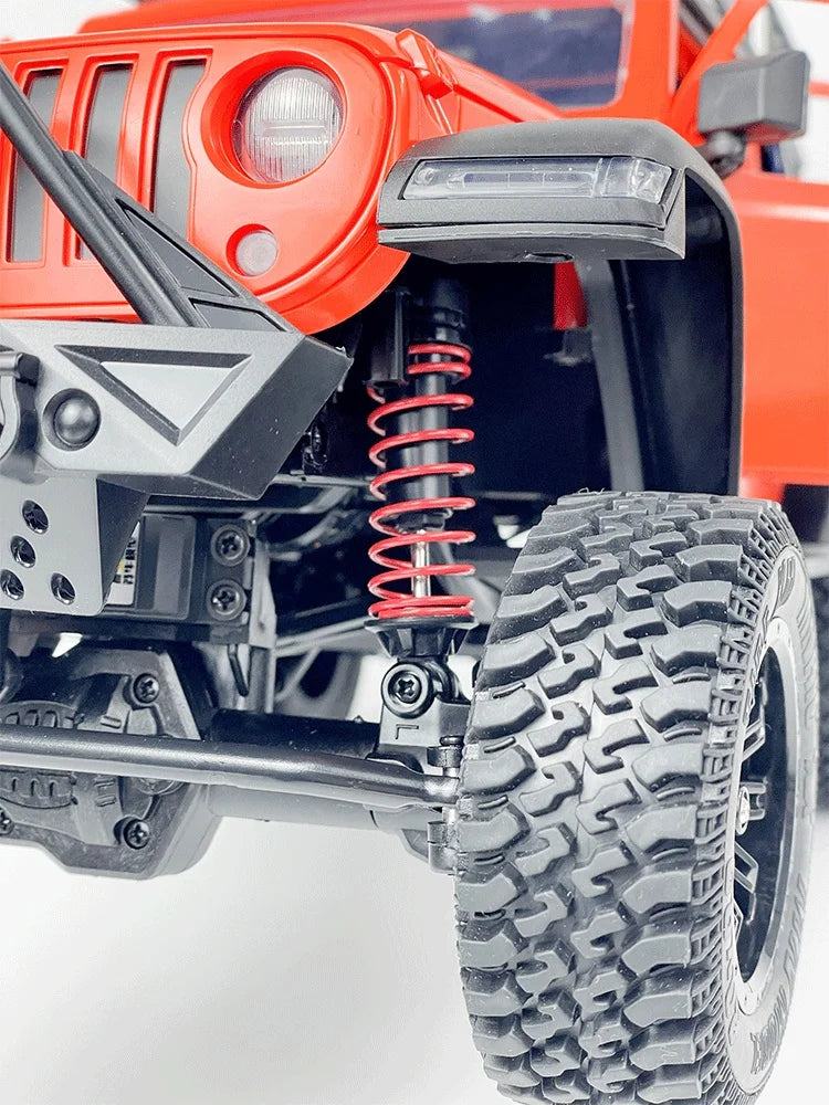 MN128 1/12 RC coche 4WD Jeep modelo 2,4G Control remoto luz LED 4X4 todoterreno 4WD escalada RC