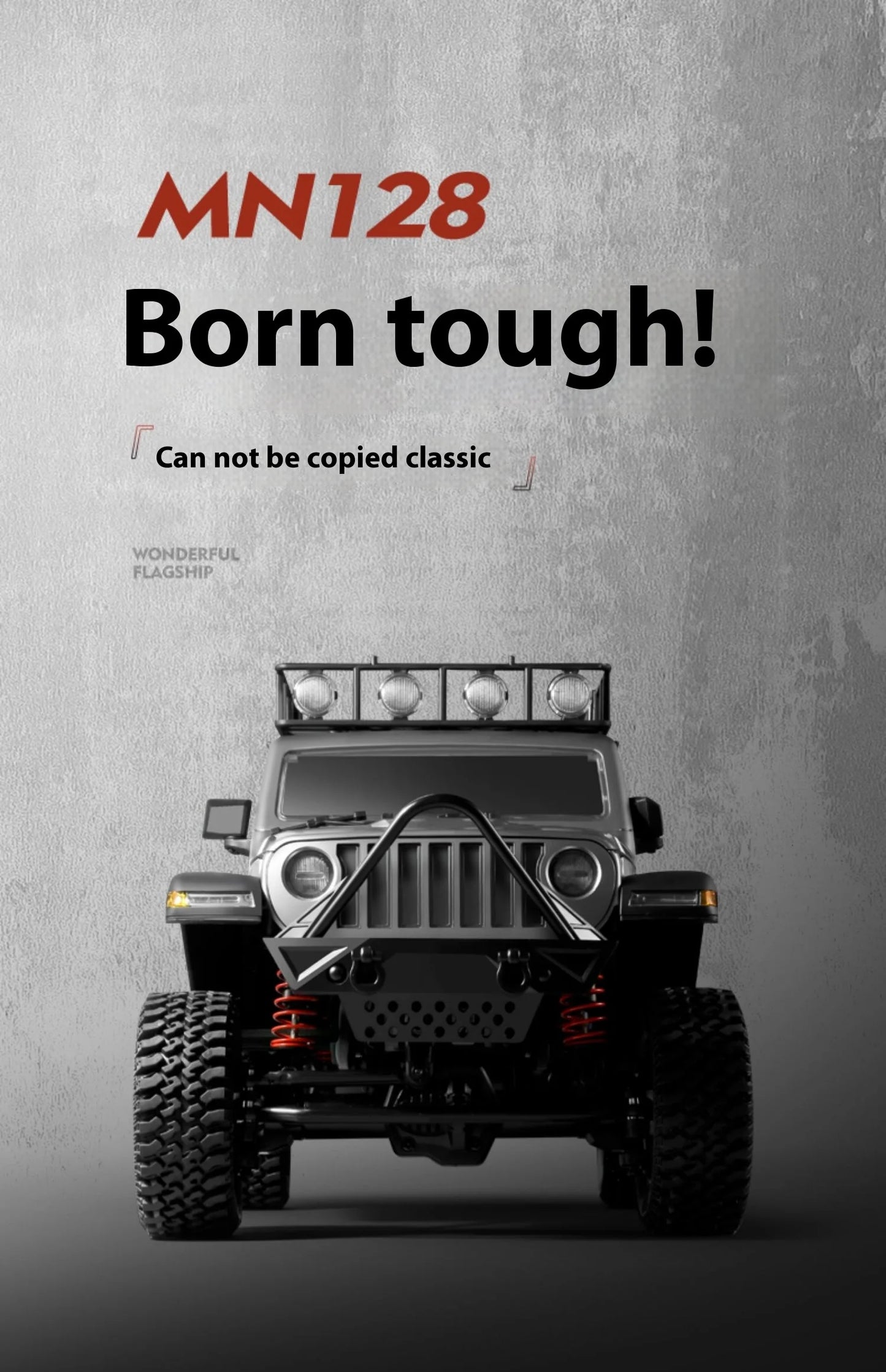 MN128 1/12 RC coche 4WD Jeep modelo 2,4G Control remoto luz LED 4X4 todoterreno 4WD escalada RC