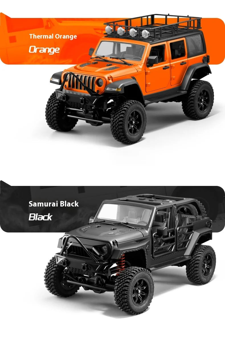 MN128 1/12 RC coche 4WD Jeep modelo 2,4G Control remoto luz LED 4X4 todoterreno 4WD escalada RC