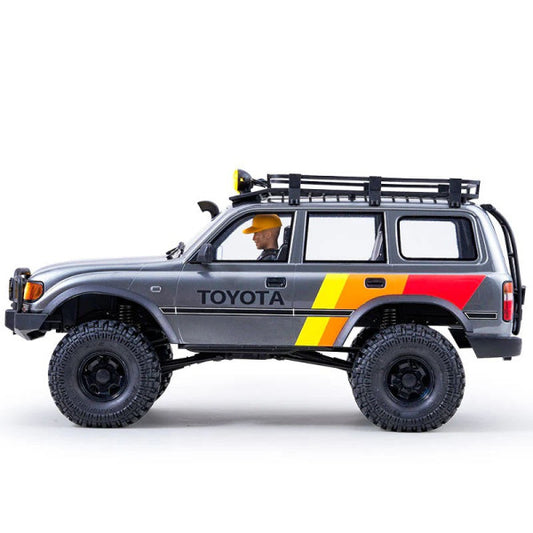 Toyota Land Cruiser 80 FCX10 escala 1/10 ARTR kit (versión RS) Gris